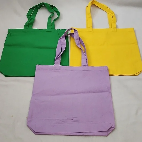 Disney Princess Tote Bag Bundle - Green, Yellow & Lilac Cartoon Prints - Picture 13 of 16